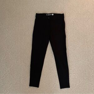 Betabrand Women's Dress Pants XS Petite Black Straight Leg Stretch Pull On